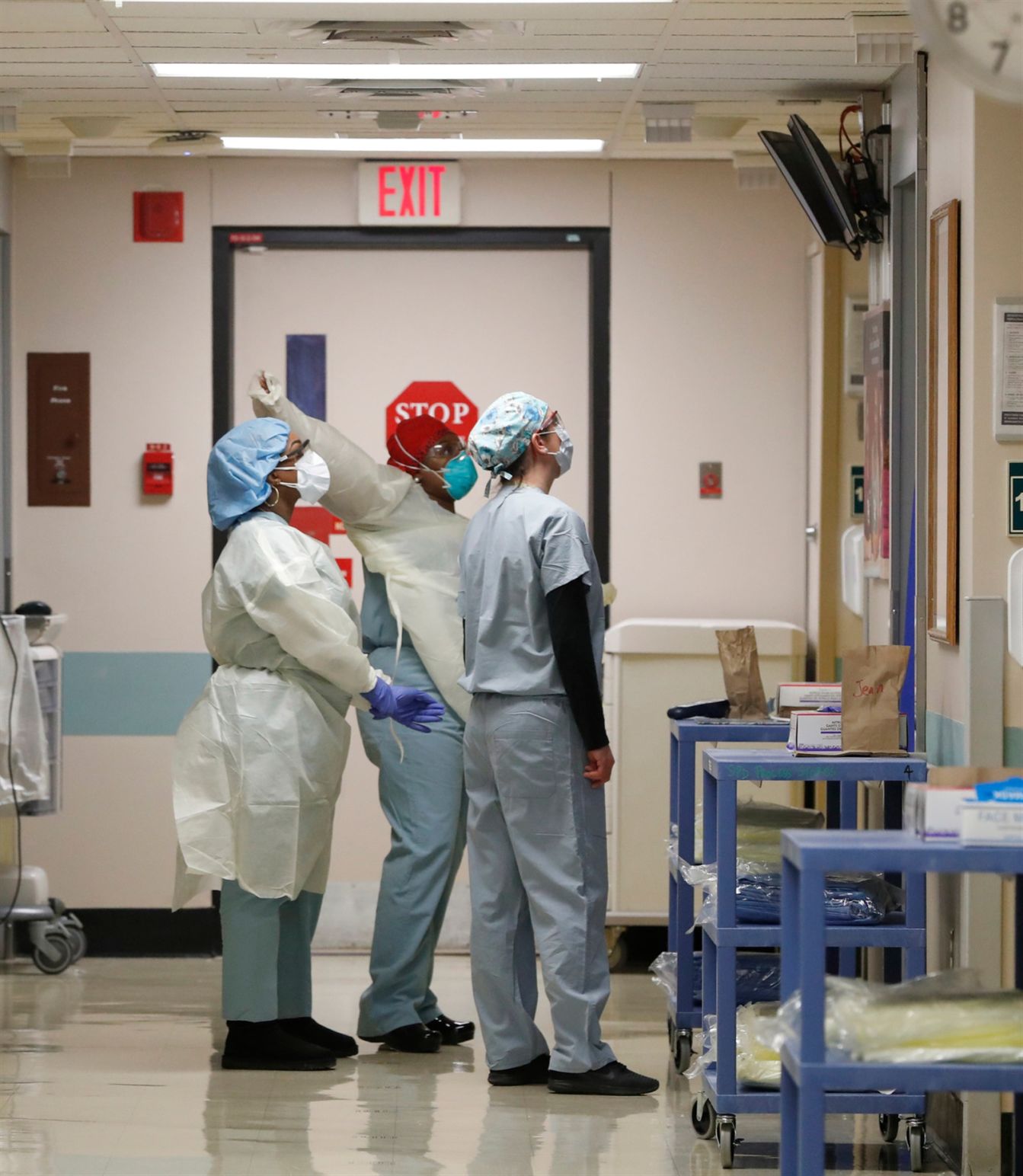 Inside a Covid-19 floor: Erie County Medical Center